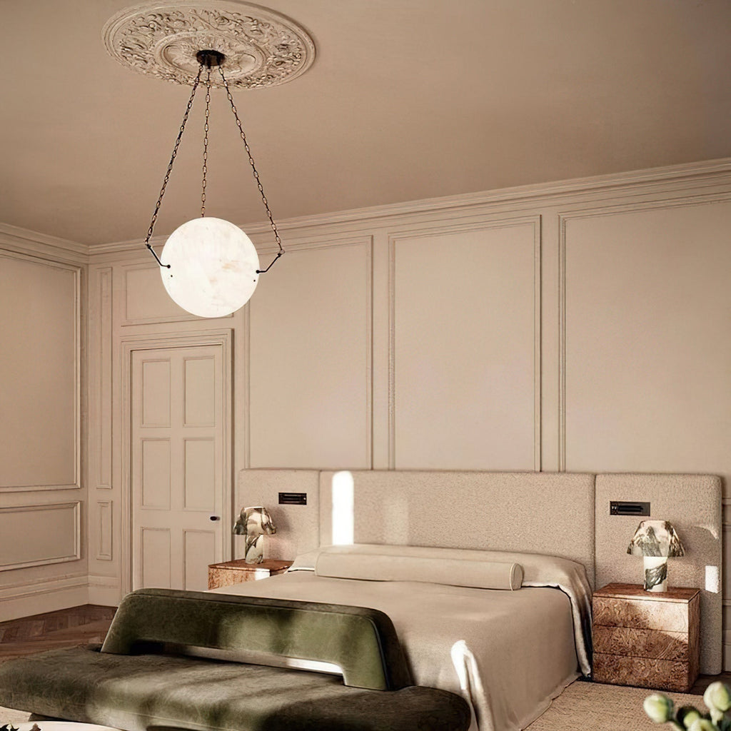 Himinuvys Moderne Minimaliste Albâtre Suspension - Neutralighting
