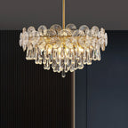 Caeluvyo Postmodern Luxe Élégance Cristal Lustre - Neutralighting