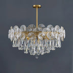 Caeluvyo Postmodern Luxe Élégance Cristal Lustre - Neutralighting