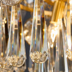 Caeluvyo Postmodern Luxe Élégance Cristal Lustre - Neutralighting