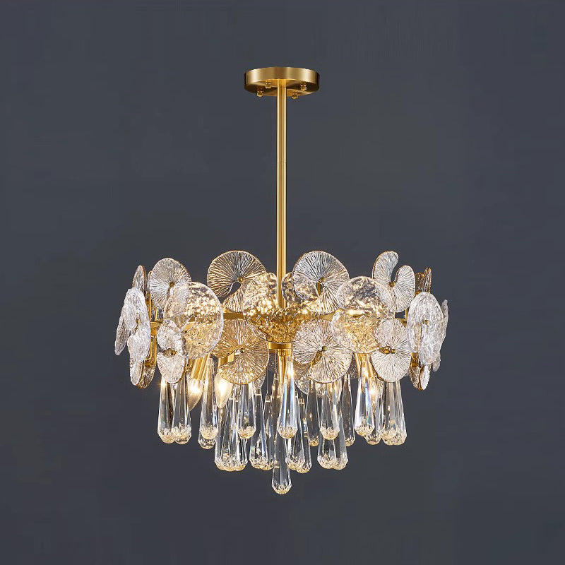 Caeluvyo Postmodern Luxe Élégance Cristal Lustre - Neutralighting