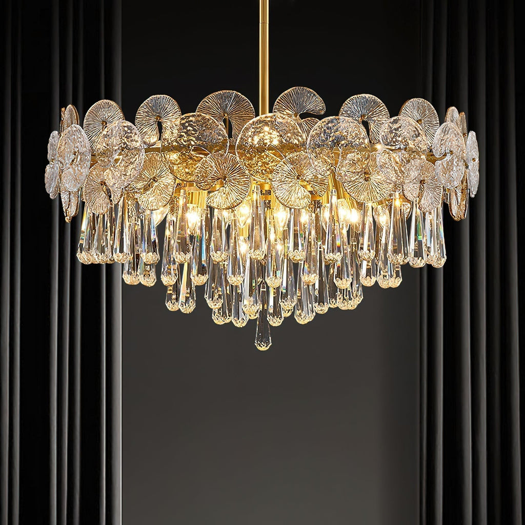 Caeluvyo Postmodern Luxe Élégance Cristal Lustre - Neutralighting