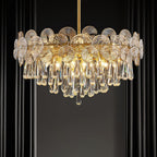 Caeluvyo Postmodern Luxe Élégance Cristal Lustre - Neutralighting