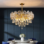 Caeluvyo Postmodern Luxe Élégance Cristal Lustre - Neutralighting