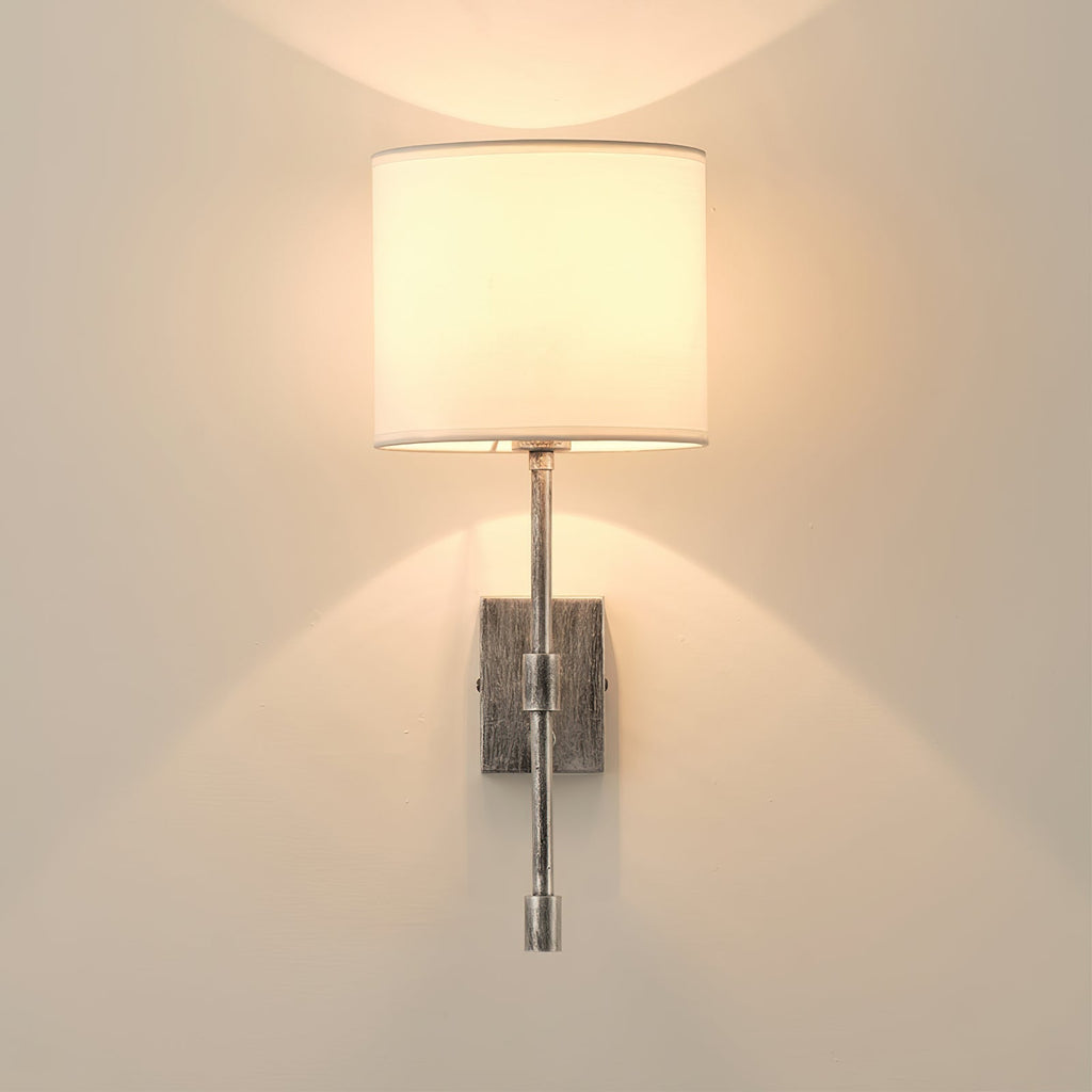 Eirikuvyo Moderne Minimaliste Métal Tissu Applique Murale - Neutralighting