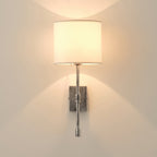 Eirikuvyo Moderne Minimaliste Métal Tissu Applique Murale - Neutralighting