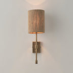 Eirikuvyo Moderne Minimaliste Métal Tissu Applique Murale - Neutralighting