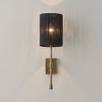 Eirikuvyo Moderne Minimaliste Métal Tissu Applique Murale - Neutralighting