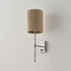 Eirikuvyo Moderne Minimaliste Métal Tissu Applique Murale - Neutralighting