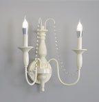 Jarnbruvys Traditionnel Bougie Métal Cristal Applique Murale - Neutralighting