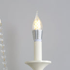 Jarnbruvys Traditionnel Bougie Métal Cristal Applique Murale - Neutralighting