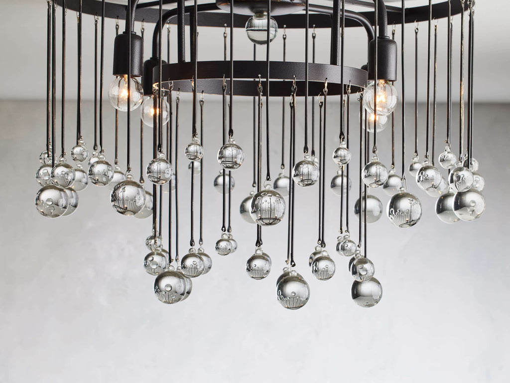 Fljotuvyo Postmodern Luxe Laiton Cristal Montage Encastré Plafonnier - Neutralighting