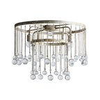 Fljotuvyo Postmodern Luxe Laiton Cristal Montage Encastré Plafonnier - Neutralighting