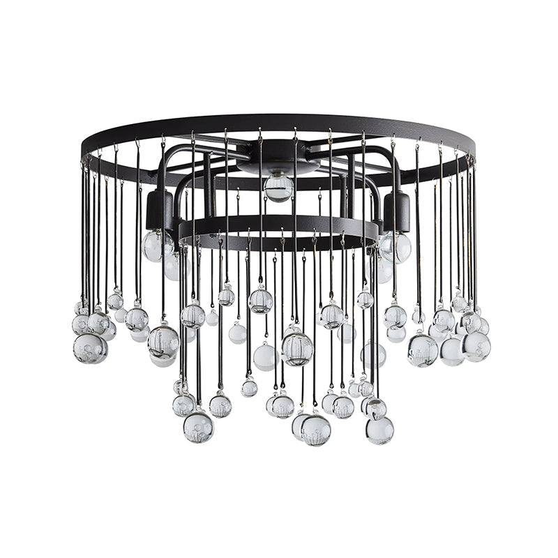 Fljotuvyo Postmodern Luxe Laiton Cristal Montage Encastré Plafonnier - Neutralighting