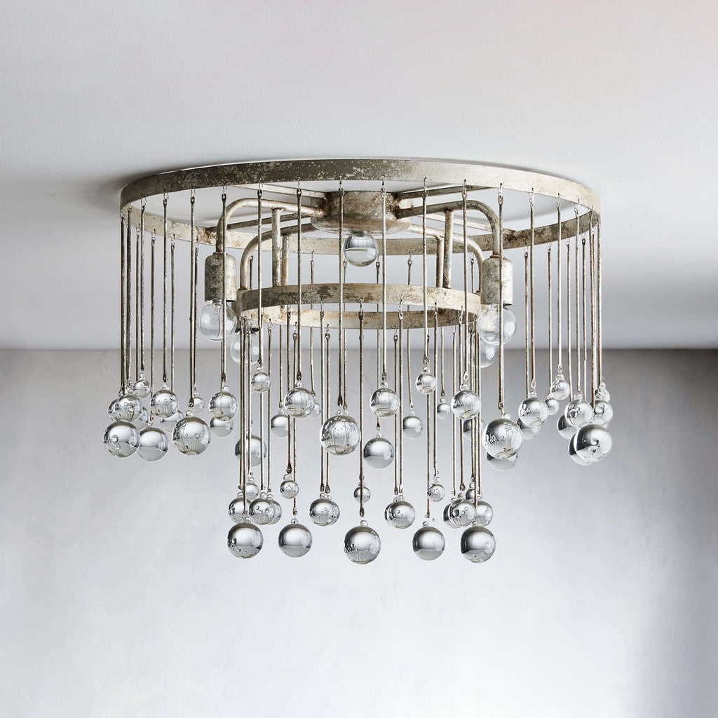 Fljotuvyo Postmodern Luxe Laiton Cristal Montage Encastré Plafonnier - Neutralighting
