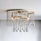 Fljotuvyo Postmodern Luxe Laiton Cristal Montage Encastré Plafonnier - Neutralighting