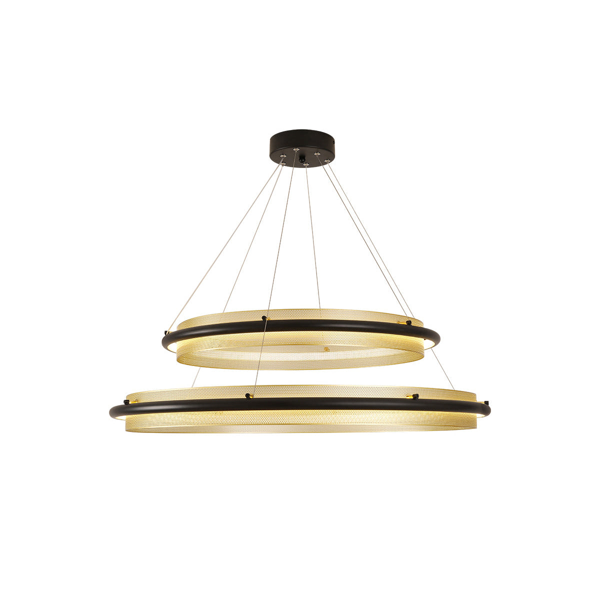 Himinuvyo Moderne Minimaliste LED Acrylique Métal Lustre - Neutralighting