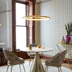 Himinuvyo Moderne Minimaliste LED Acrylique Métal Lustre - Neutralighting