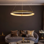 Himinuvyo Moderne Minimaliste LED Acrylique Métal Lustre - Neutralighting