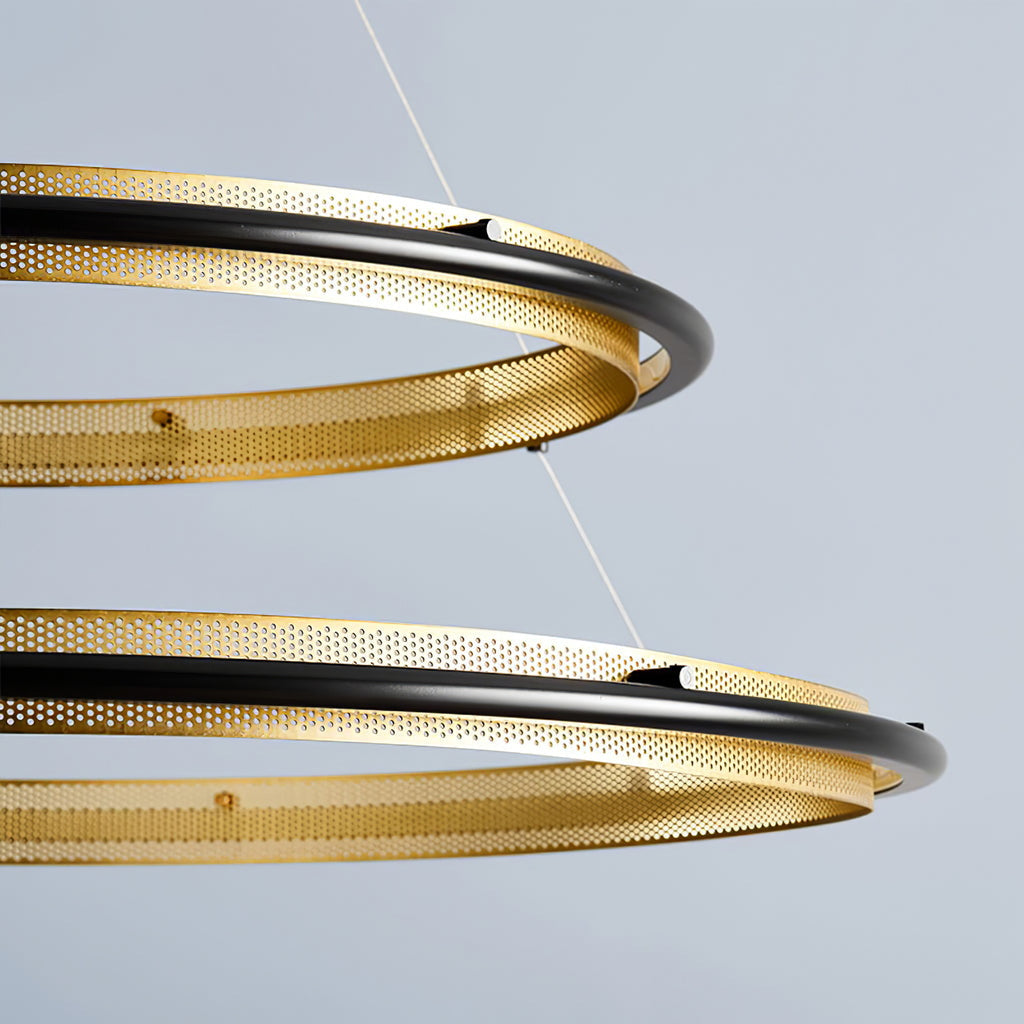 Himinuvyo Moderne Minimaliste LED Acrylique Métal Lustre - Neutralighting