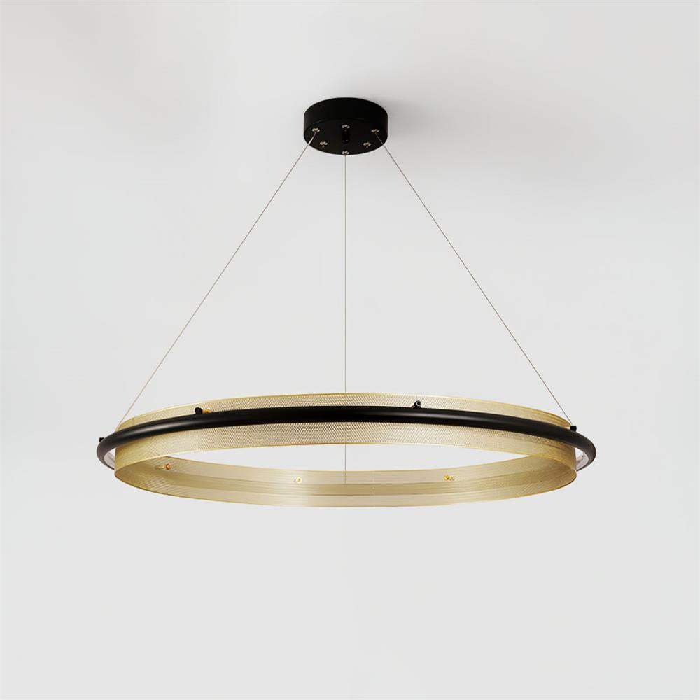 Himinuvyo Moderne Minimaliste LED Acrylique Métal Lustre - Neutralighting