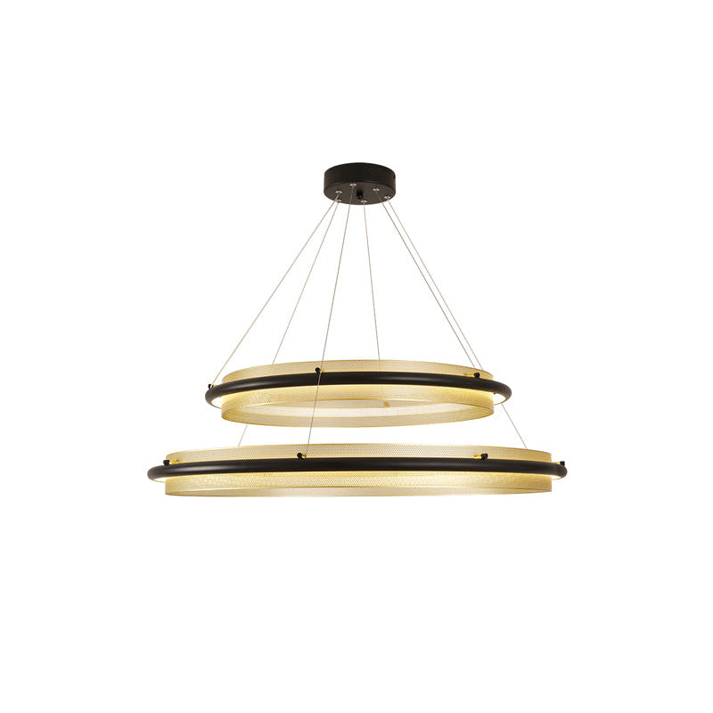 Himinuvyo Moderne Minimaliste LED Acrylique Métal Lustre - Neutralighting