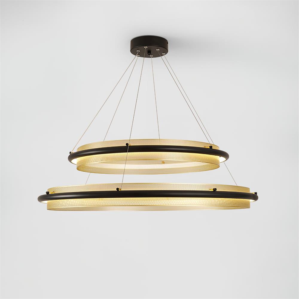 Himinuvyo Moderne Minimaliste LED Acrylique Métal Lustre - Neutralighting