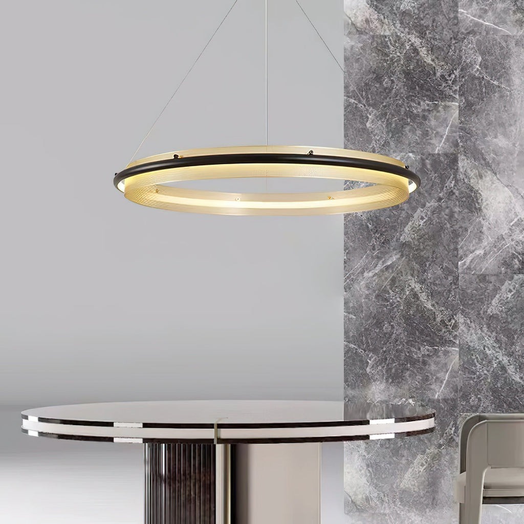 Himinuvyo Moderne Minimaliste LED Acrylique Métal Lustre - Neutralighting