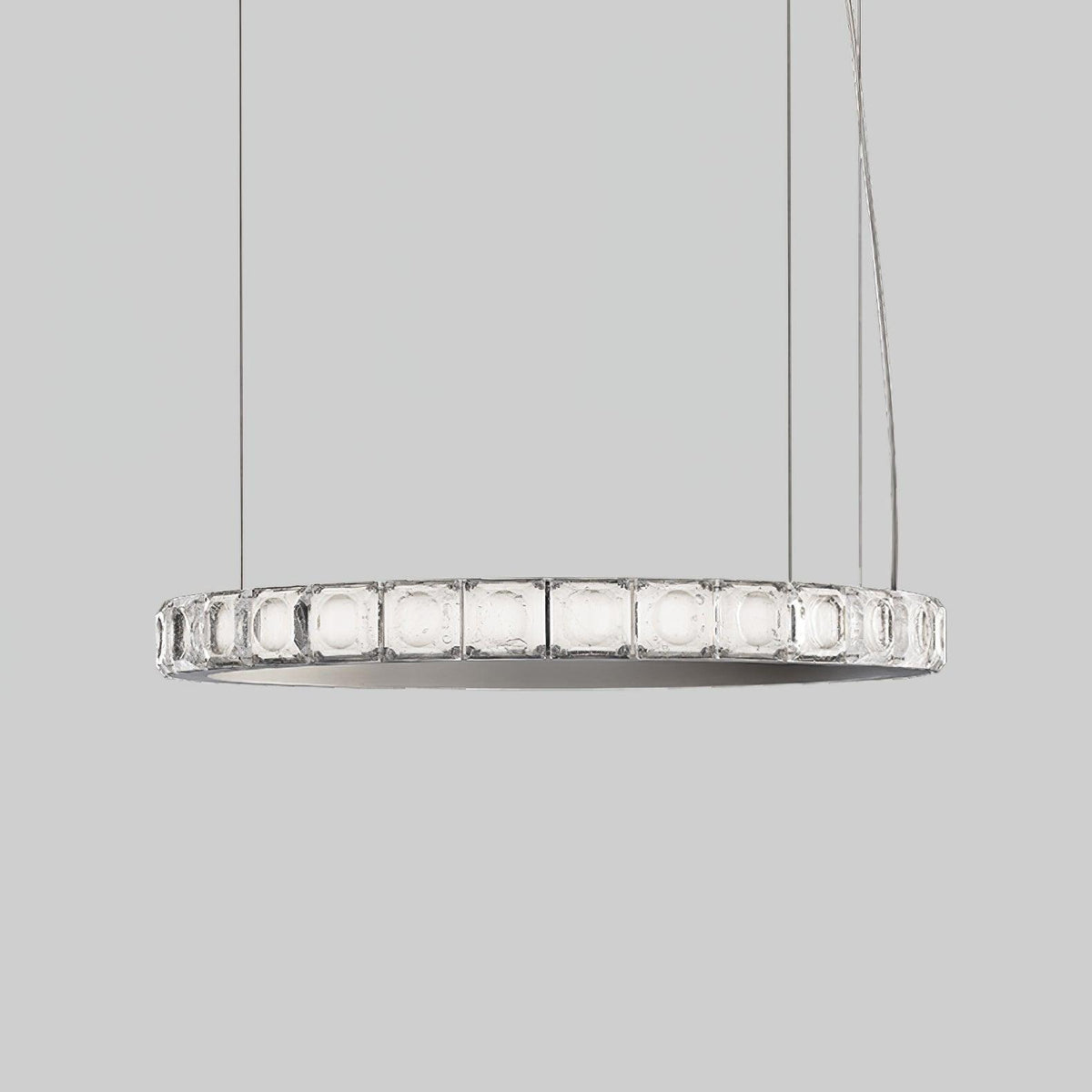 Avzorion Moderne Minimaliste Anneau Verre Lustre - Neutralighting