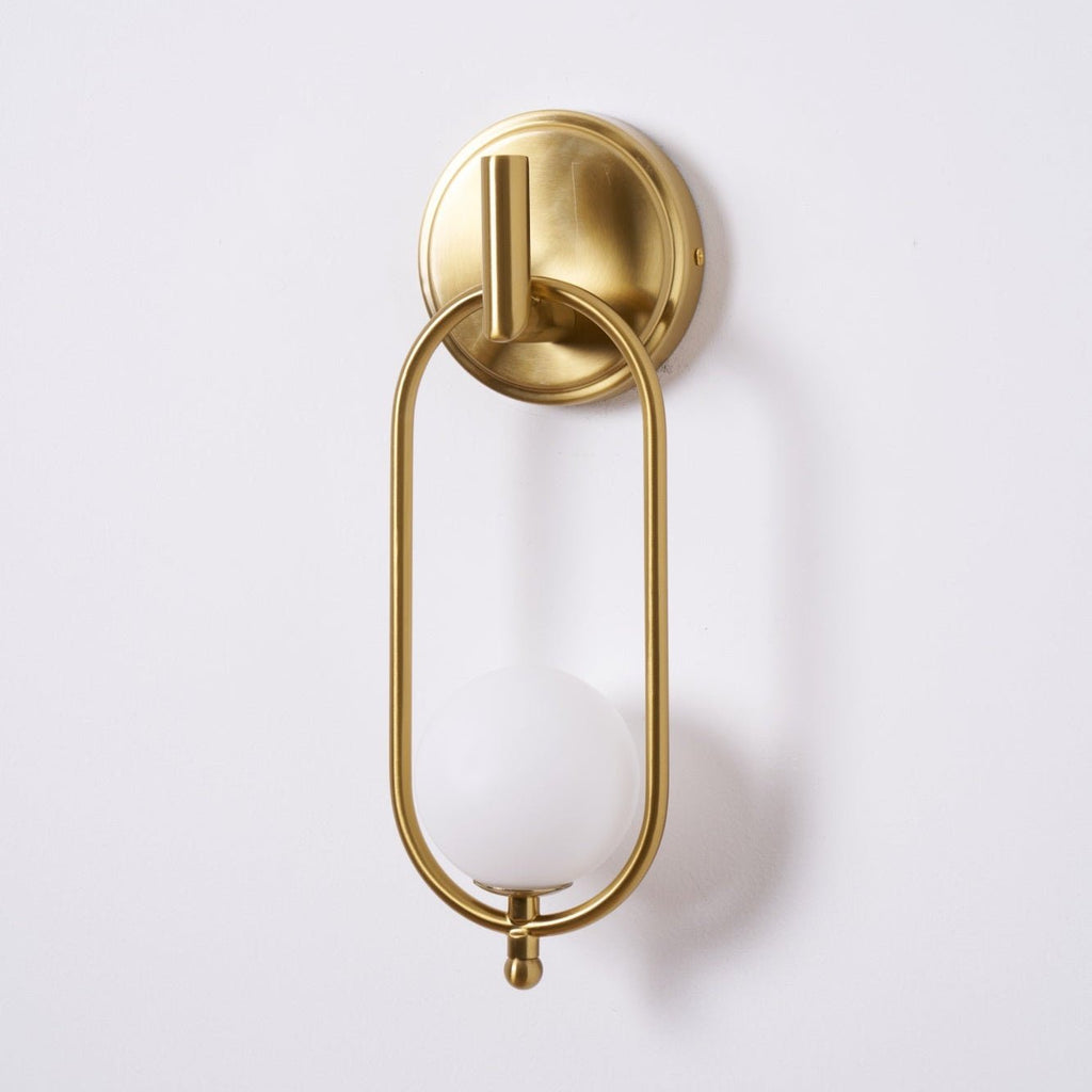 Cumirisra Moderne Minimaliste Laiton Verre Applique Lumière - Neutralighting