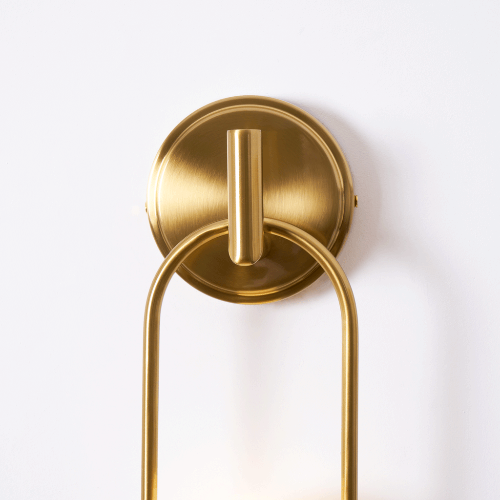 Cumirisra Moderne Minimaliste Laiton Verre Applique Lumière - Neutralighting