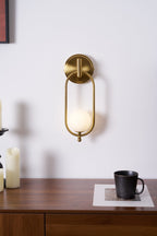 Cumirisra Moderne Minimaliste Laiton Verre Applique Lumière - Neutralighting
