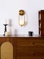 Cumirisra Moderne Minimaliste Laiton Verre Applique Lumière - Neutralighting