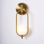 Cumirisra Moderne Minimaliste Laiton Verre Applique Lumière - Neutralighting