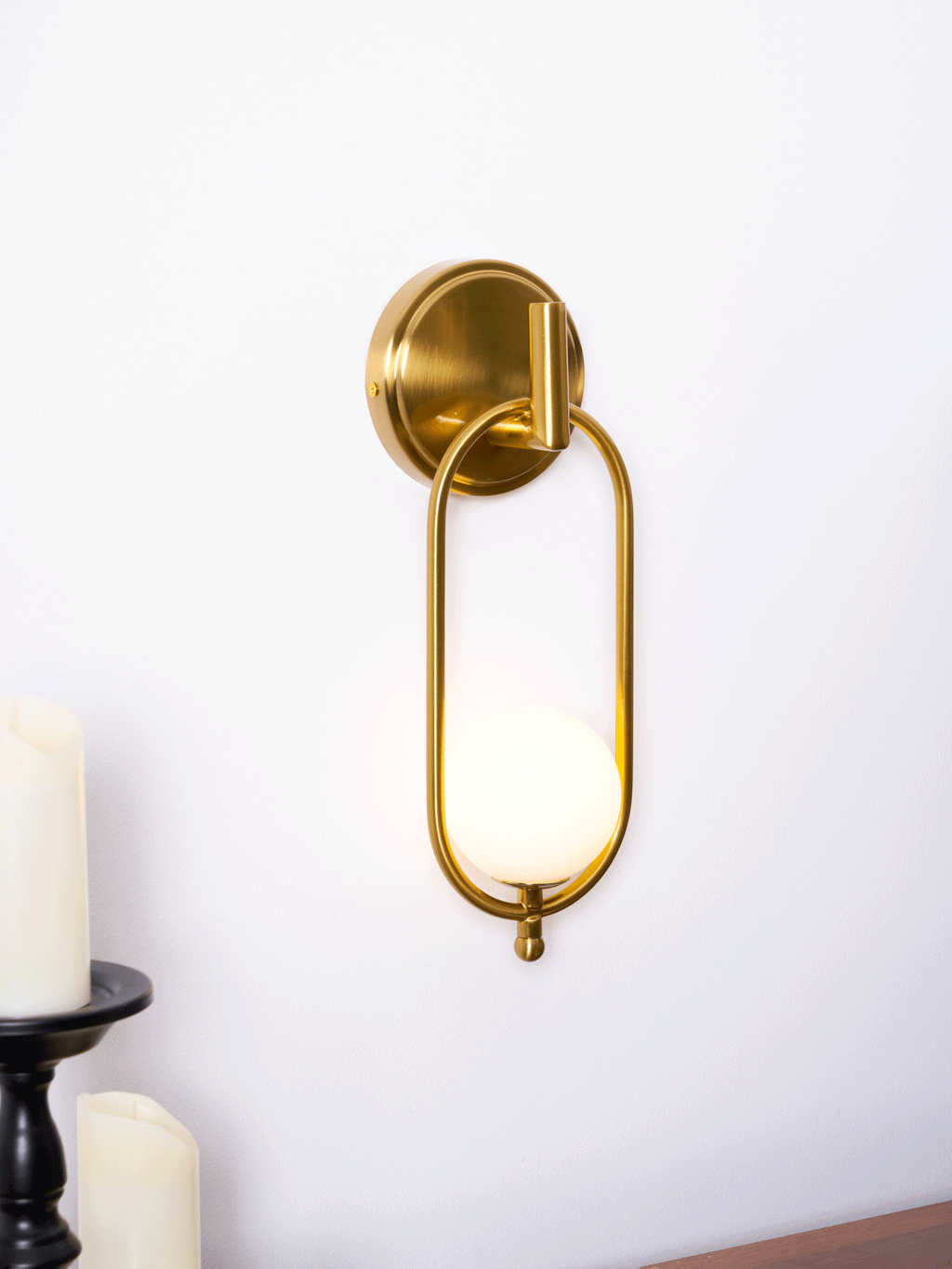 Cumirisra Moderne Minimaliste Laiton Verre Applique Lumière - Neutralighting