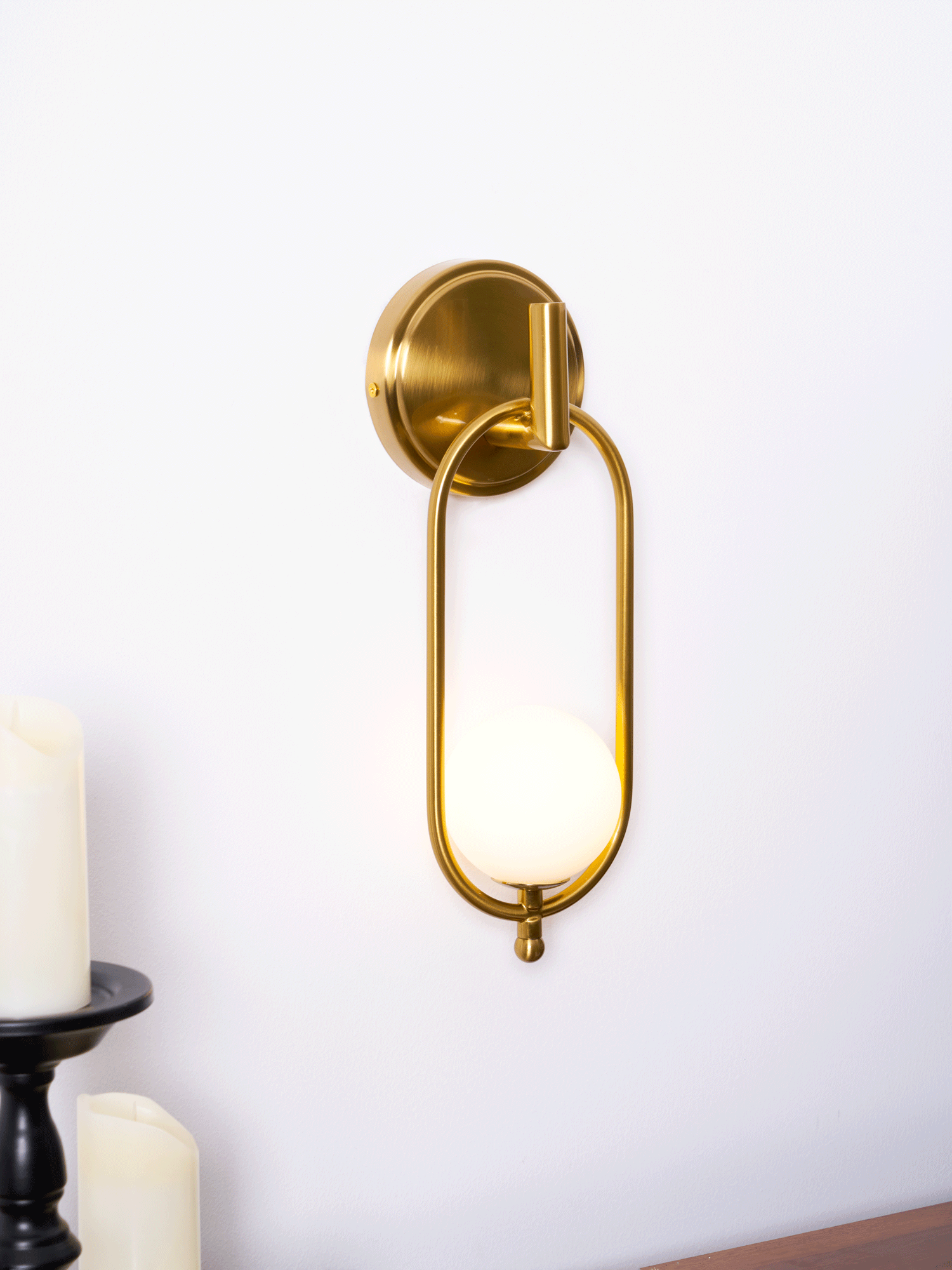Cumirisra Moderne Minimaliste Laiton Verre Applique Lumière - Neutralighting