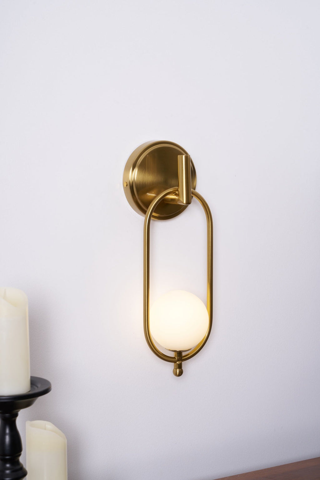 Cumirisra Moderne Minimaliste Laiton Verre Applique Lumière - Neutralighting