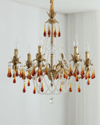 Ormirara Chandelier Cristal Ambre Luxe Postmoderne - Neutralighting