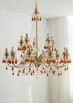 Ormirara Chandelier Cristal Ambre Luxe Postmoderne - Neutralighting