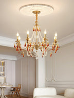 Ormirara Chandelier Cristal Ambre Luxe Postmoderne - Neutralighting