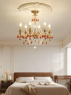 Ormirara Chandelier Cristal Ambre Luxe Postmoderne - Neutralighting