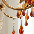 Ormirara Chandelier Cristal Ambre Luxe Postmoderne - Neutralighting