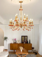 Ormirara Chandelier Cristal Ambre Luxe Postmoderne - Neutralighting