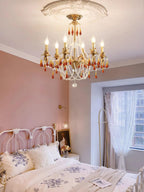 Ormirara Chandelier Cristal Ambre Luxe Postmoderne - Neutralighting