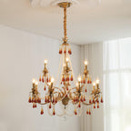 Ormirara Chandelier Cristal Ambre Luxe Postmoderne - Neutralighting