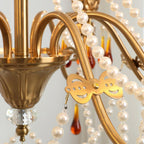 Ormirara Chandelier Cristal Ambre Luxe Postmoderne - Neutralighting