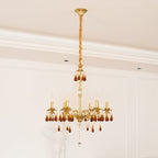 Ormirara Chandelier Cristal Ambre Luxe Postmoderne - Neutralighting