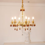 Ormirara Chandelier Cristal Ambre Luxe Postmoderne - Neutralighting