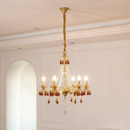 Ormirara Chandelier Cristal Ambre Luxe Postmoderne - Neutralighting