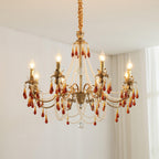 Ormirara Chandelier Cristal Ambre Luxe Postmoderne - Neutralighting
